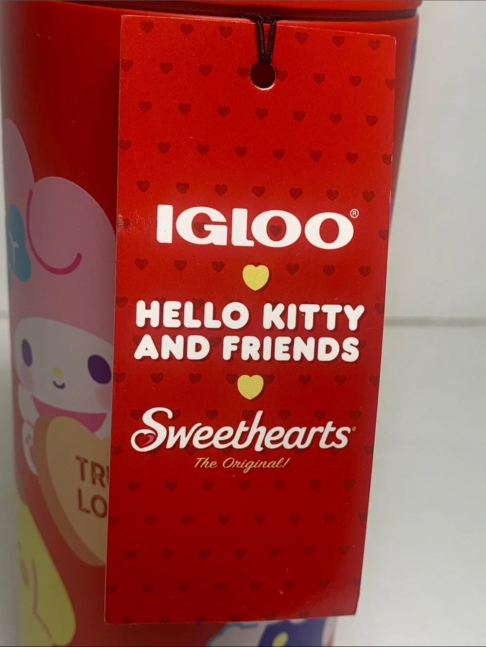 NWT Hello Kitty & Friends 16 oz Can Igloo Cooler Red